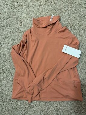 lululemon athletica Cozy Turtleneck Pullover in Warm Terracotta